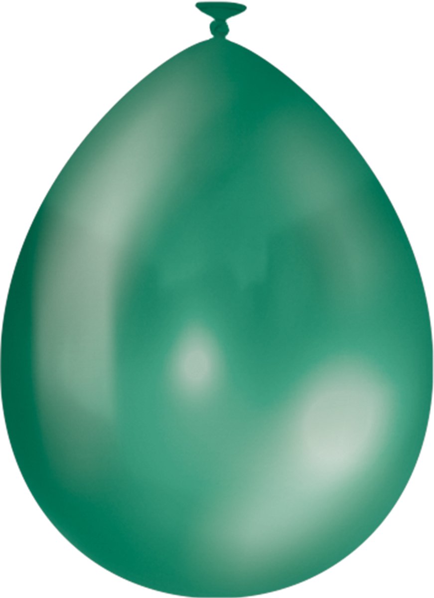 Metallic ballonnen | 10 stuks | Kleur: Groen | Afmeting: 30cm